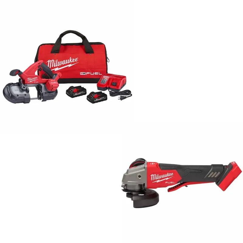 Milwaukee M18 FUEL Band Saw Kit W/ FREE 2888-20 M18 FUEL Braking Grinder