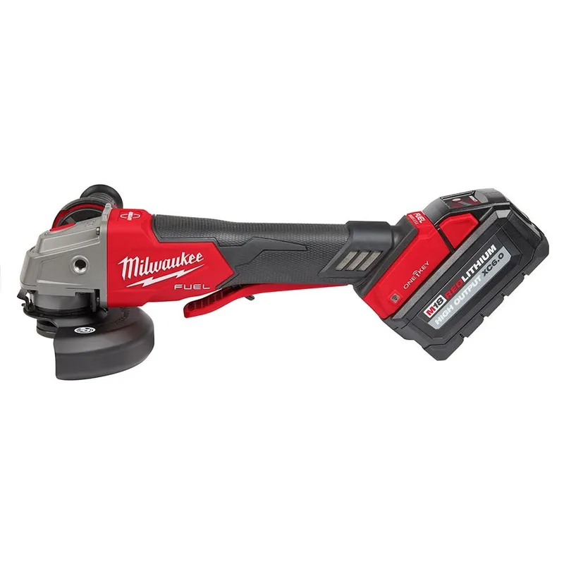 Milwaukee M18 FUEL 4-1/2" / 5" Braking Grinder w/ ONE-KEY Paddle Switch, No-Lock Kit