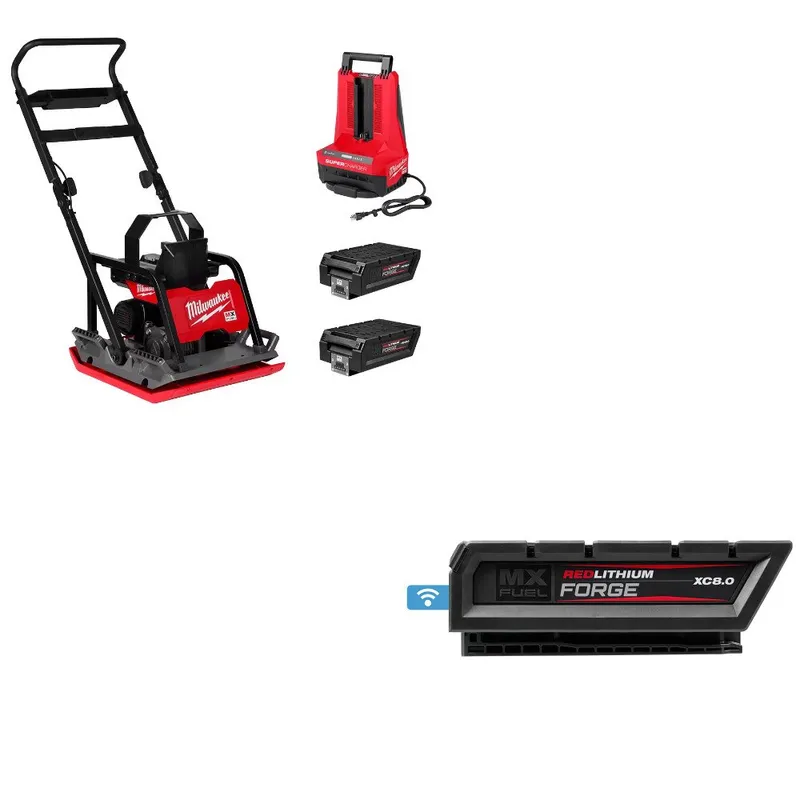 Milwaukee 20" Plate Compactor Kit W/ FREE MXFXC608 Battery
