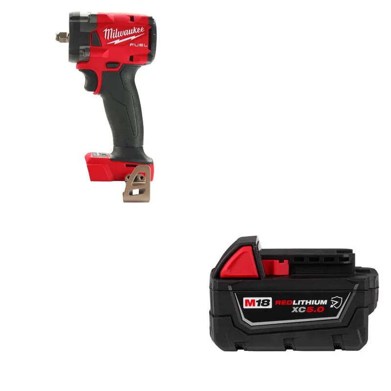 Milwaukee M18 FUEL 3/8" Impact Wrench W/ FREE 48-11-1850R M18 Battery
