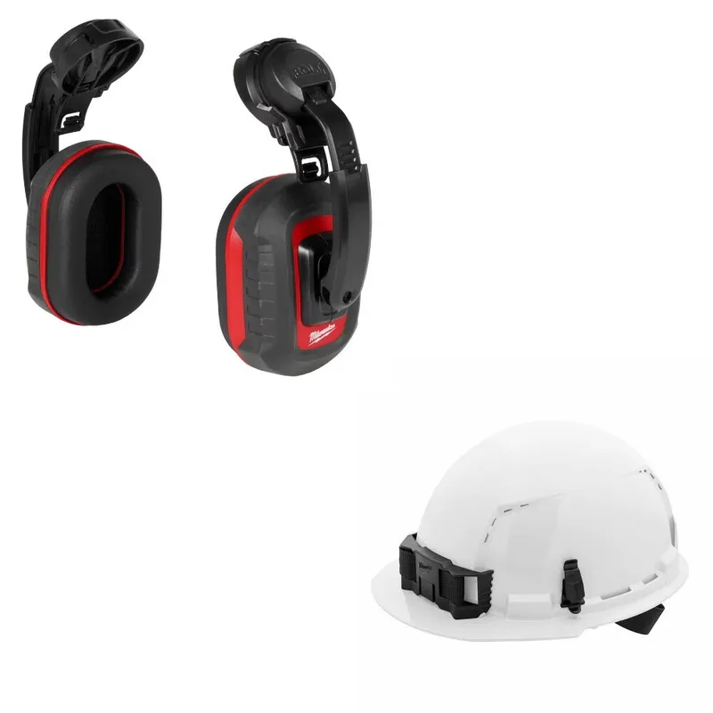 Milwaukee BOLT Earmuffs Kit W/ FREE Vented Hard Hat