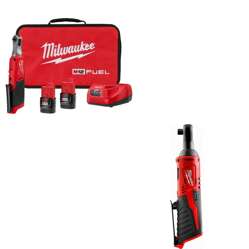 Milwaukee Ratchet Kit W/ FREE 2457-20 Cordless Ratchet