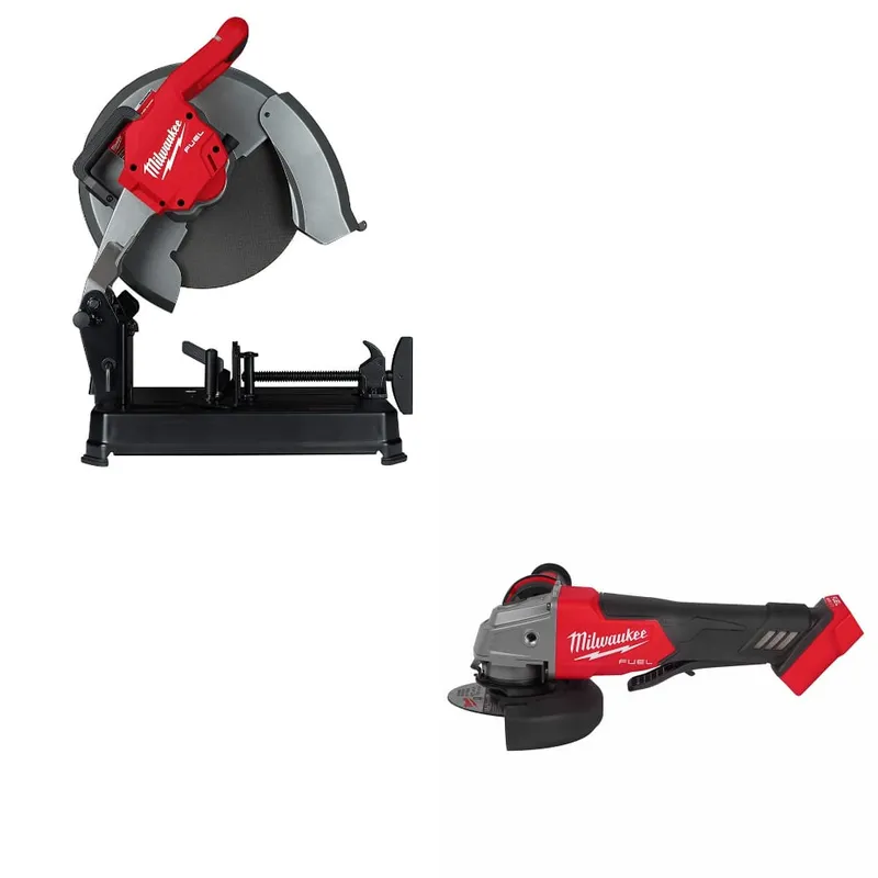 Milwaukee M18 Fuel 14" Chop Saw w/ FREE 2880-20 M18 FUEL Grinder, Bare