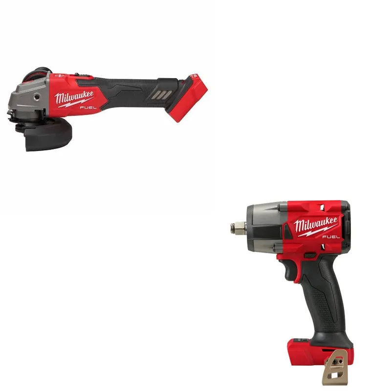 Milwaukee M18 FUEL Grinder W/ FREE 2962-20 M18 FUEL 1/2" Impact Wrench
