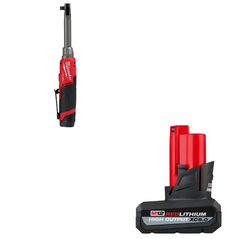 Milwaukee M12 FUEL 3/8" Ratchet Kit W/ FREE 48-11-2450 M12 Battery Pack
