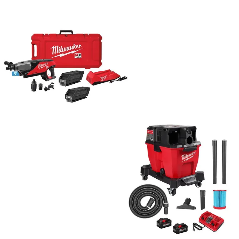 Milwaukee MX FUEL Drill Kit W/ FREE 0920-22HD M18 9 Gallon Vacuum Kit