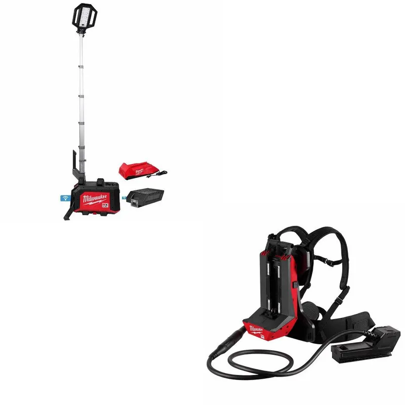Milwaukee Tower Light Kit W/ FREE MXF010-0 Battery Extension
