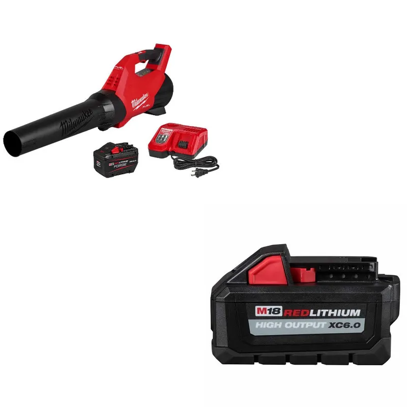 Milwaukee M18 FUEL Blower Kit W/ FREE 48-11-1865 M18 XC6 Battery Pack