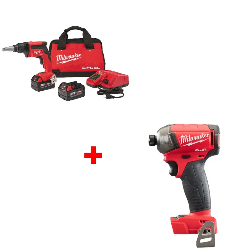 Milwaukee M18 Screw Gun Kit w/ FREE 2760-20 1/4" Hydraulic Driver, Bare