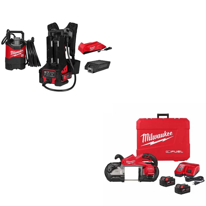 Milwaukee Submersible Pump Kit W/ FREE 2929-22 Band Saw Kit