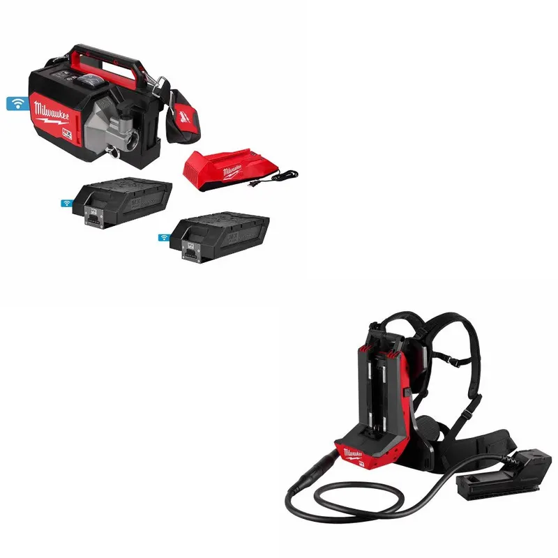 Milwaukee Concrete Vibrator Kit W/ FREE MXF010-0 Battery Extension