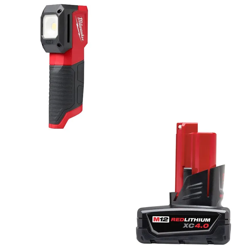 Milwaukee M12 Match Light W/ 48-11-2440 M12 XC4.0 Battery Pack