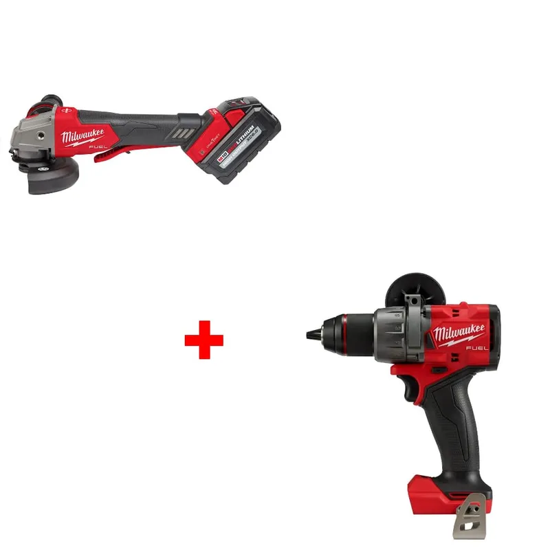Milwaukee M18 FUEL Grinder Kit w/ FREE 2904-20 M18 1/2" Drill/Driver