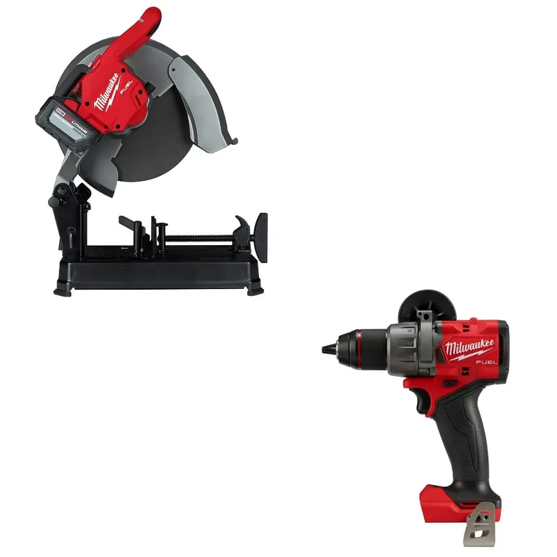 Milwaukee M18 FUEL Chop Saw Kit w/ FREE 2903-20 M18 FUEL Drill/Driver