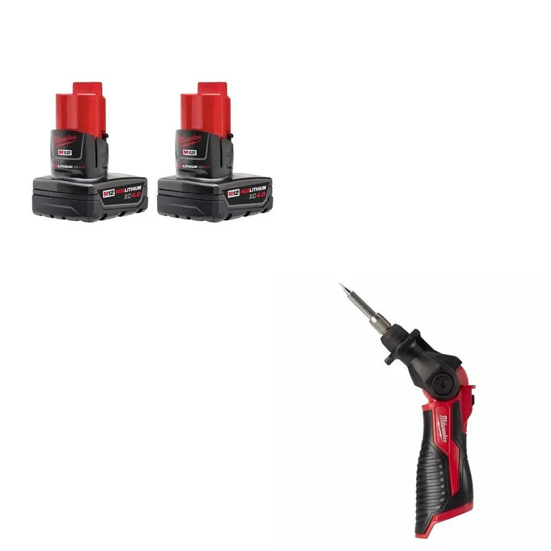 Milwaukee M12 Battery W/ FREE 2488-20 Soldering Iron