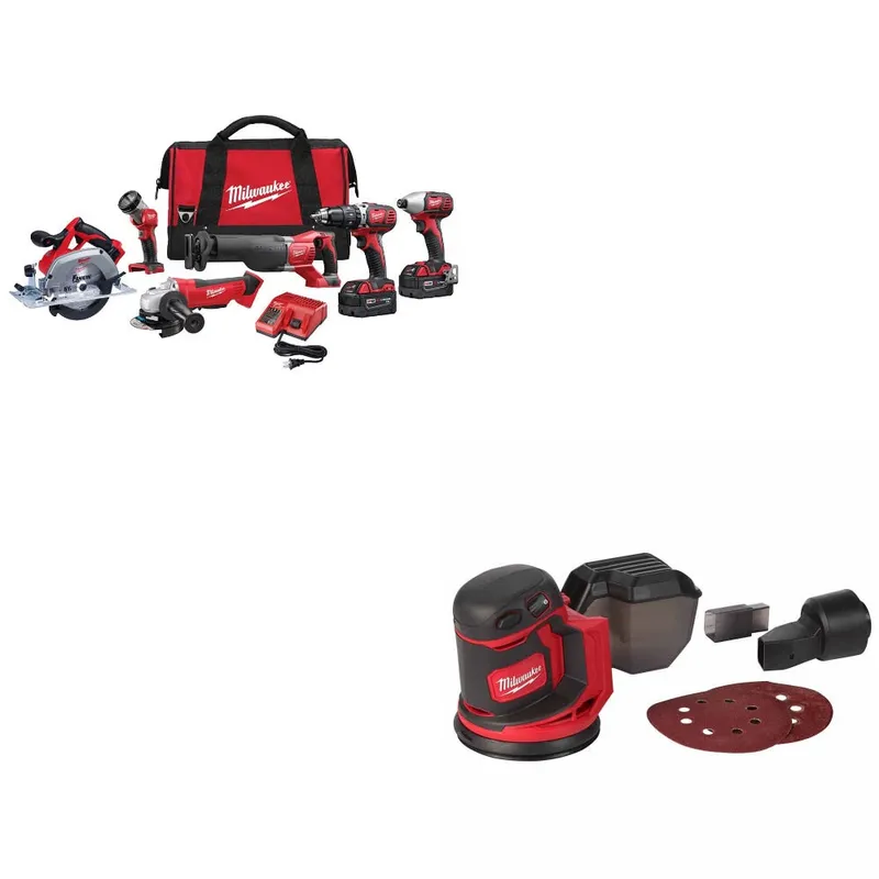 Milwaukee Combo Kit W/ FREE 2648-20 Orbit Sander