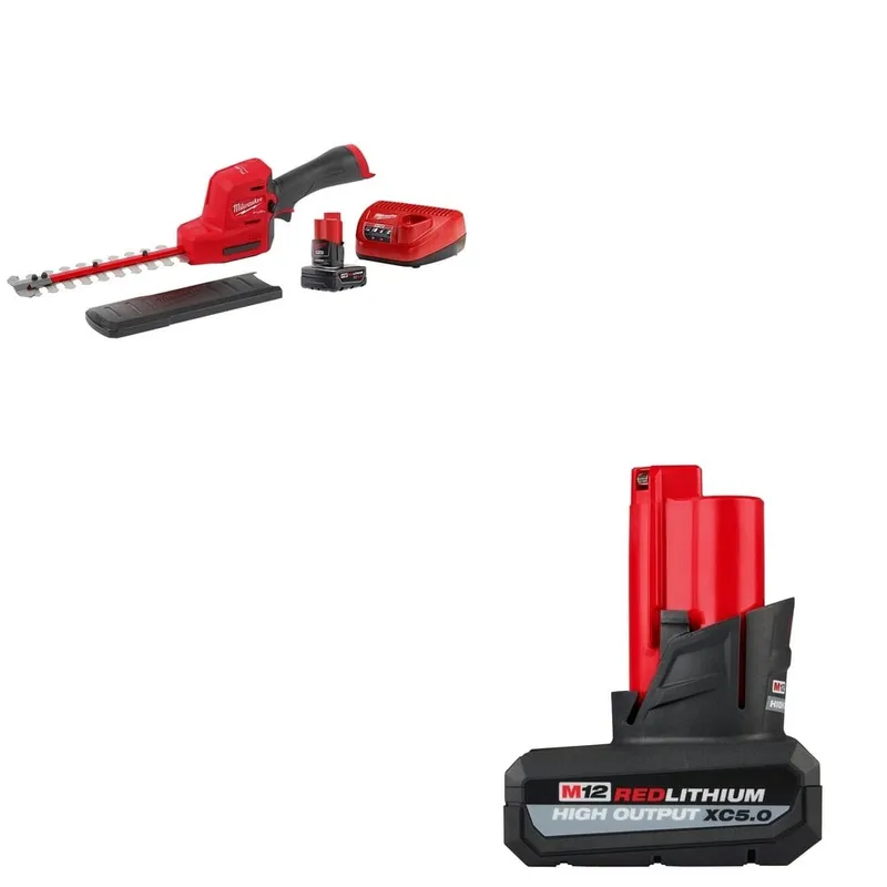 Milwaukee M12 FUEL 8" Hedge Trimmer W/ FREE 48-11-2450 M12 Battery