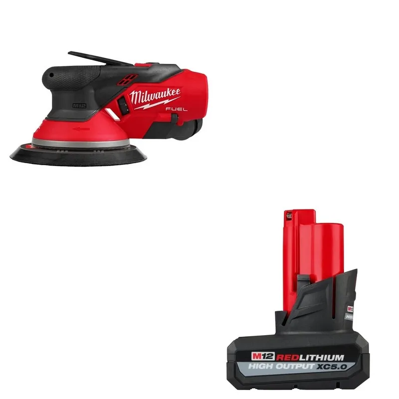 Milwaukee M12 FUEL 6" Random Orbital Sander (3/32") W/ FREE 48-11-2450 M12 Battery