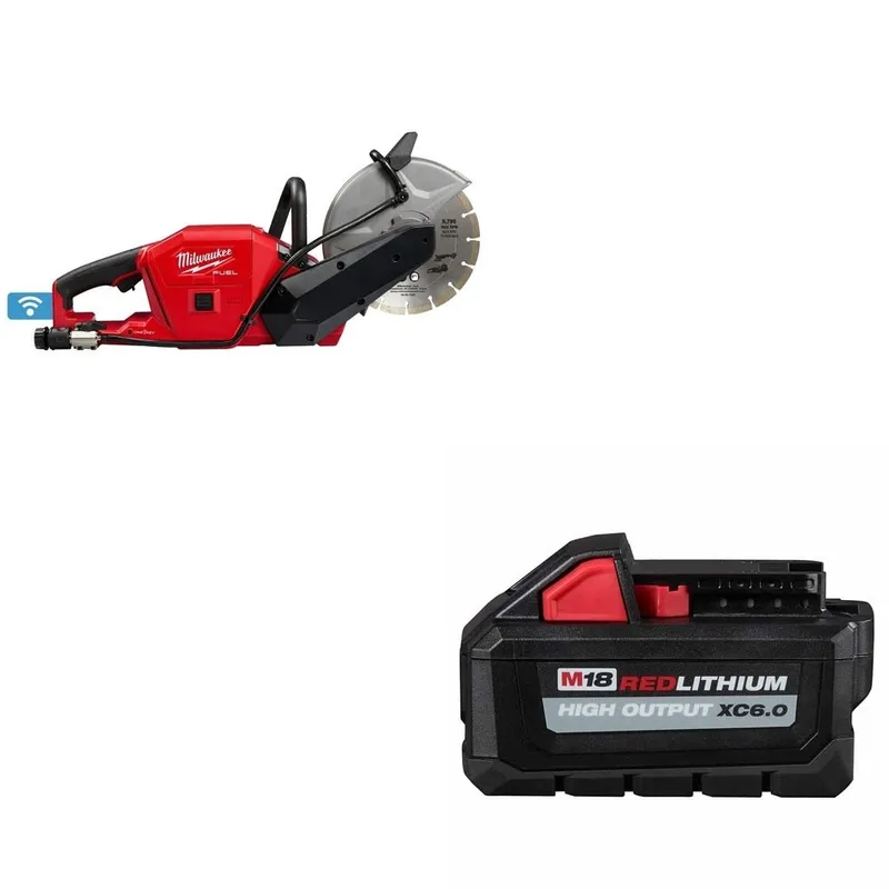 Milwaukee M18 FUEL 9" Cut-Off Saw w/ONE-KEY W/ FREE 48-11-1865 M18 Battery