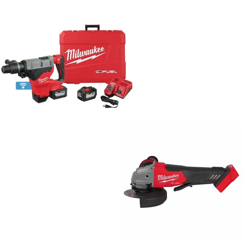 Milwaukee M18 FUEL Rotary Hammer Kit W/ FREE 2880-20 M18 Grinder