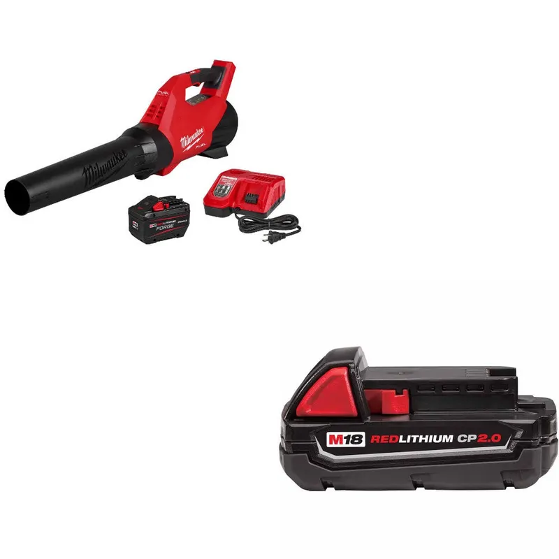 Milwaukee M18 FUEL Blower Kit W/ 48-11-1820 M18 2.0 Battery Pack
