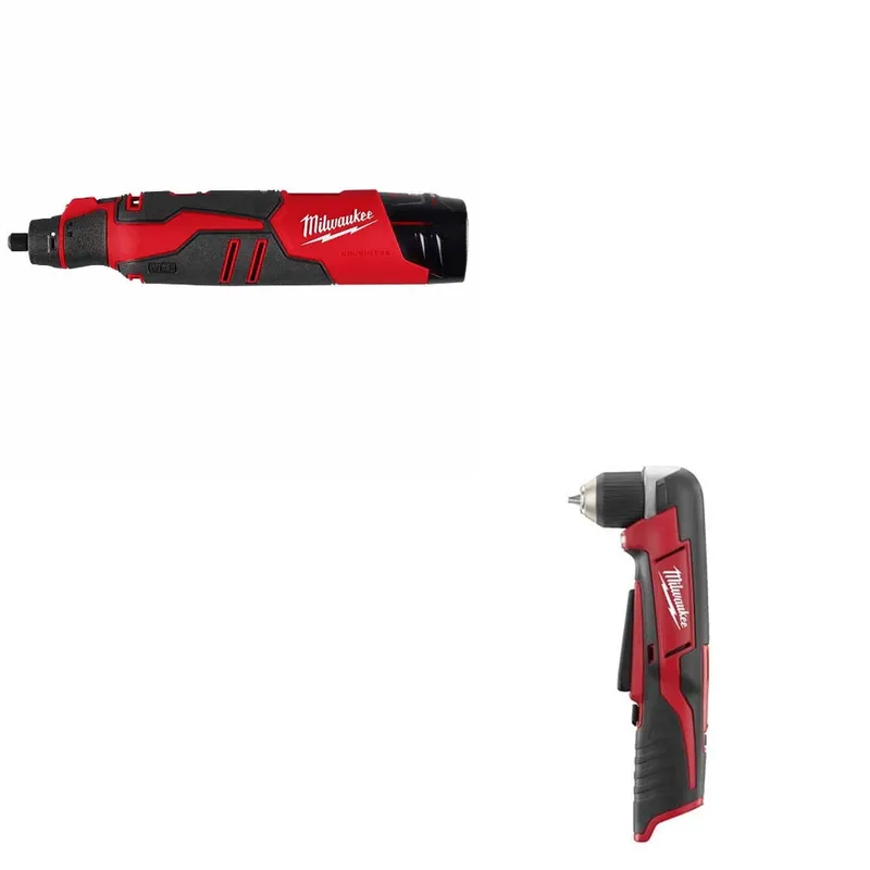 Milwaukee M12 Rotary Tool Kit W/ FREE 2415-20 M12 Angle Drill/Driver