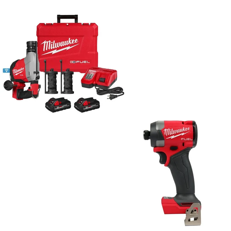 Milwaukee Rotary Hammer Kit W/ FREE 2953-20 Impact Driver