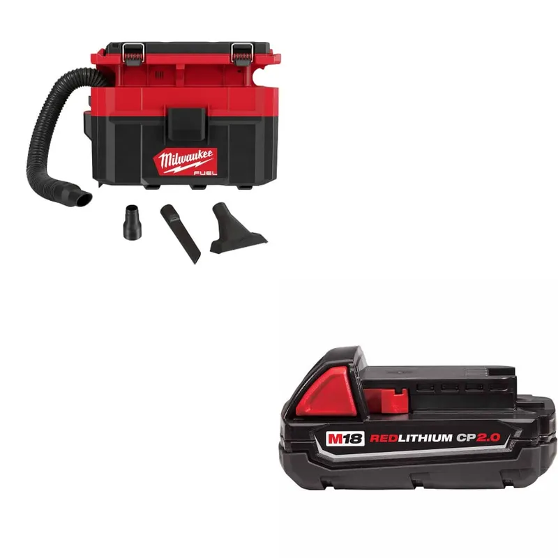 Milwaukee M18 FUEL Vacuum w/ FREE 48-11-1820 M18 2.0 Battery Pack