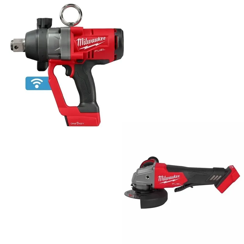 Milwaukee 1" HTIW Impact Wrench w/ONE-KEY W/ FREE 2880-20