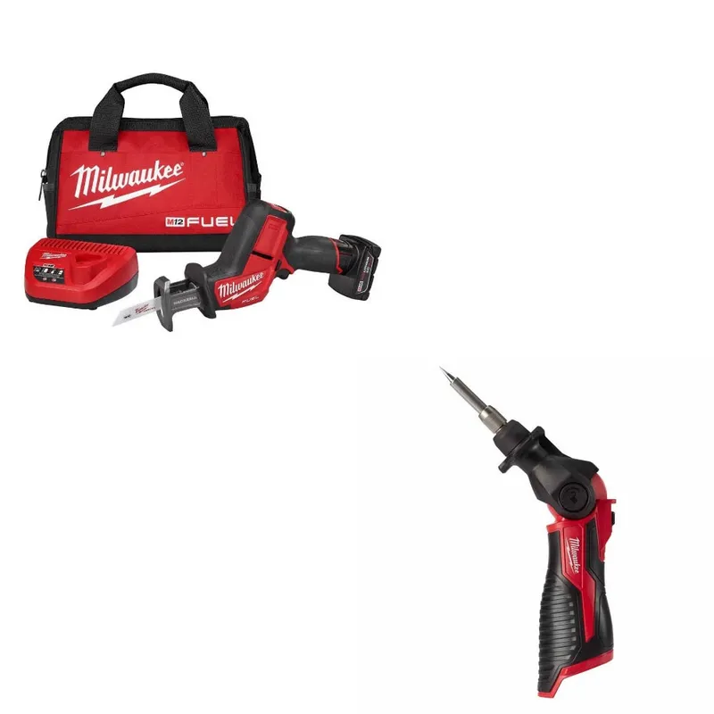 Milwaukee Hackzall Recip Saw Kit W/ FREE 2488-20 Soldering Iron