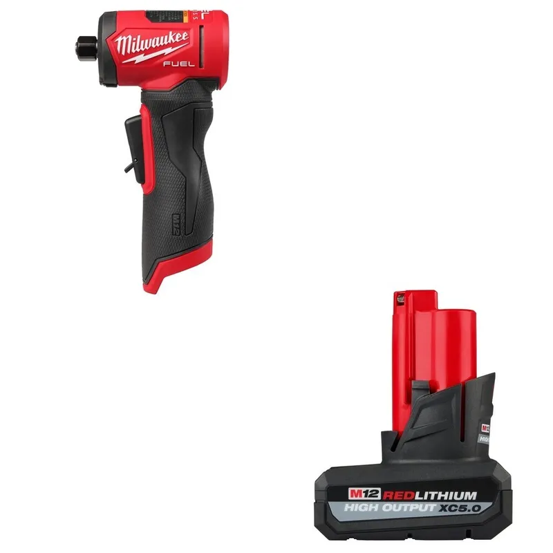 Milwaukee M12 FUEL 1/4" Right Angle Die Grinder W/ FREE 48-11-2450 M12 Battery