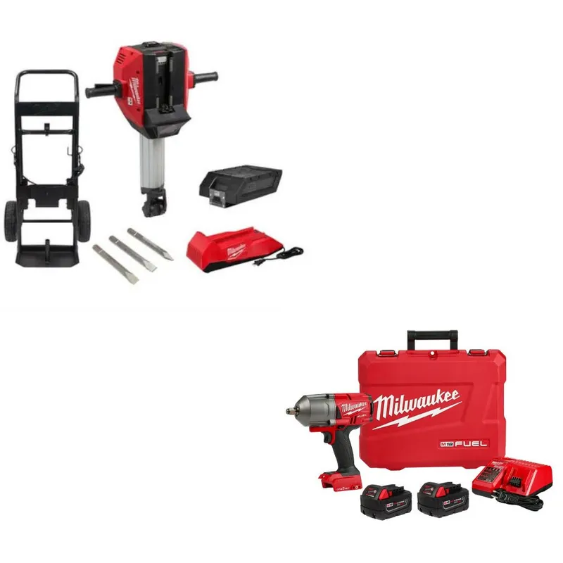 Milwaukee MX FUEL Breaker Kit W/ FREE 2863-22R M18 Impact Wrench Kit
