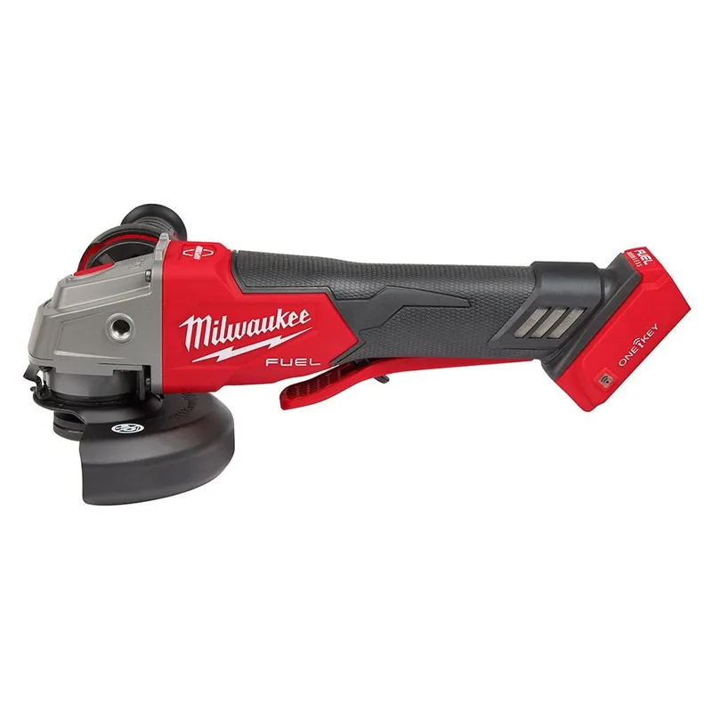 Milwaukee M18 FUEL 4-1/2" / 5" Braking Grinder w/ ONE-KEY Paddle Switch, No-Lock
