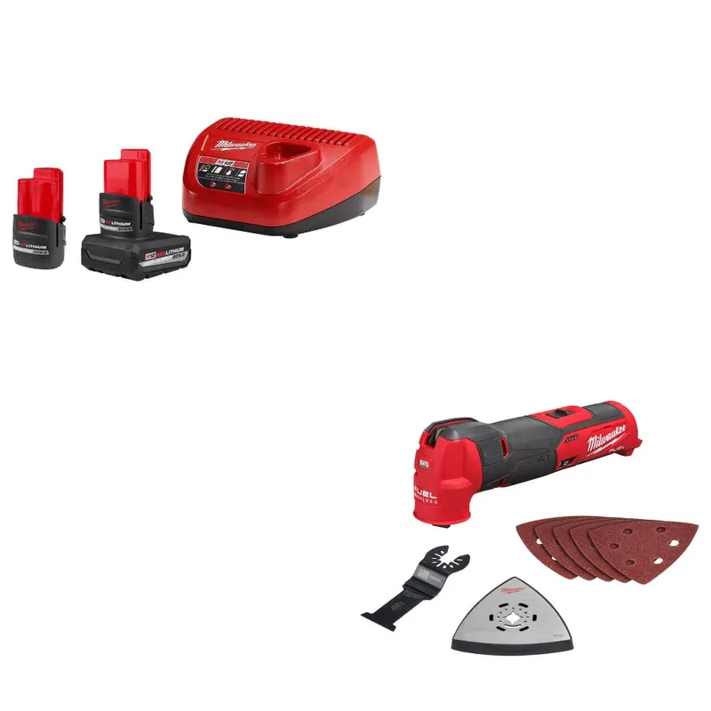 Milwaukee M12 Starter Kit w/ FREE 2526-20 M12 FUEL Multi-Tool, Bare