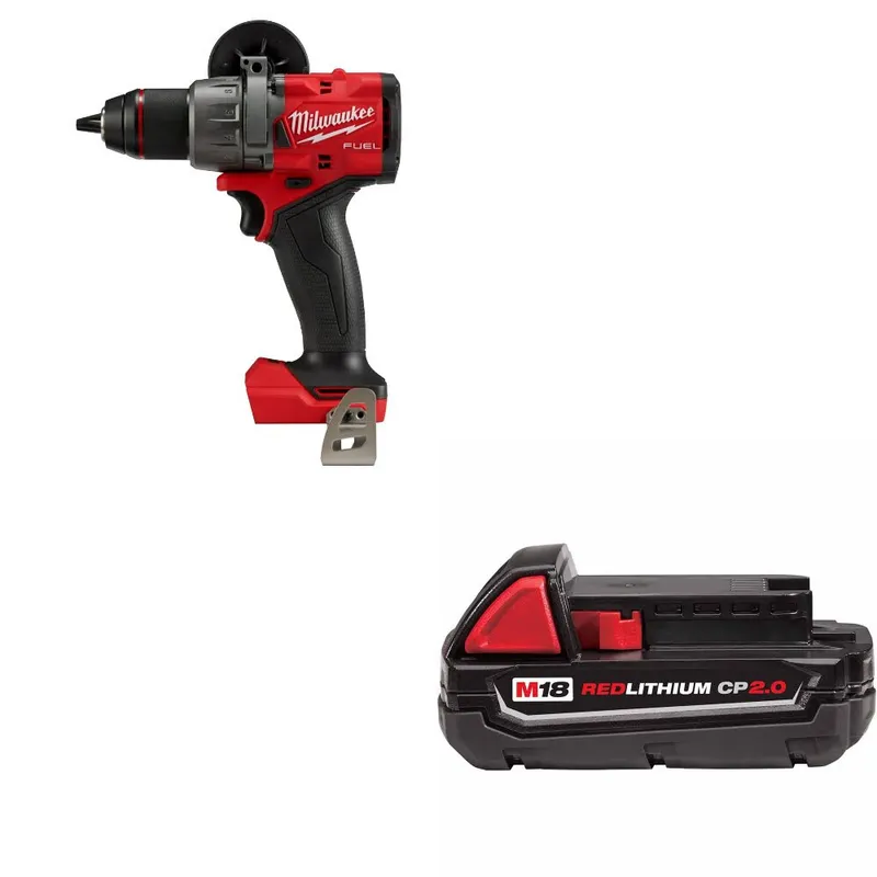 Milwaukee M18 FUEL 1/2" Drill/Driver W/ 48-11-1820 M18 2.0 Battery Pack