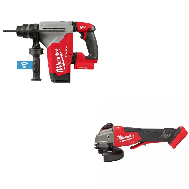 Milwaukee M18 FUEL 1-1/8" Rotary Hammer W/ FREE 2888-20 M18 FUEL Grinder