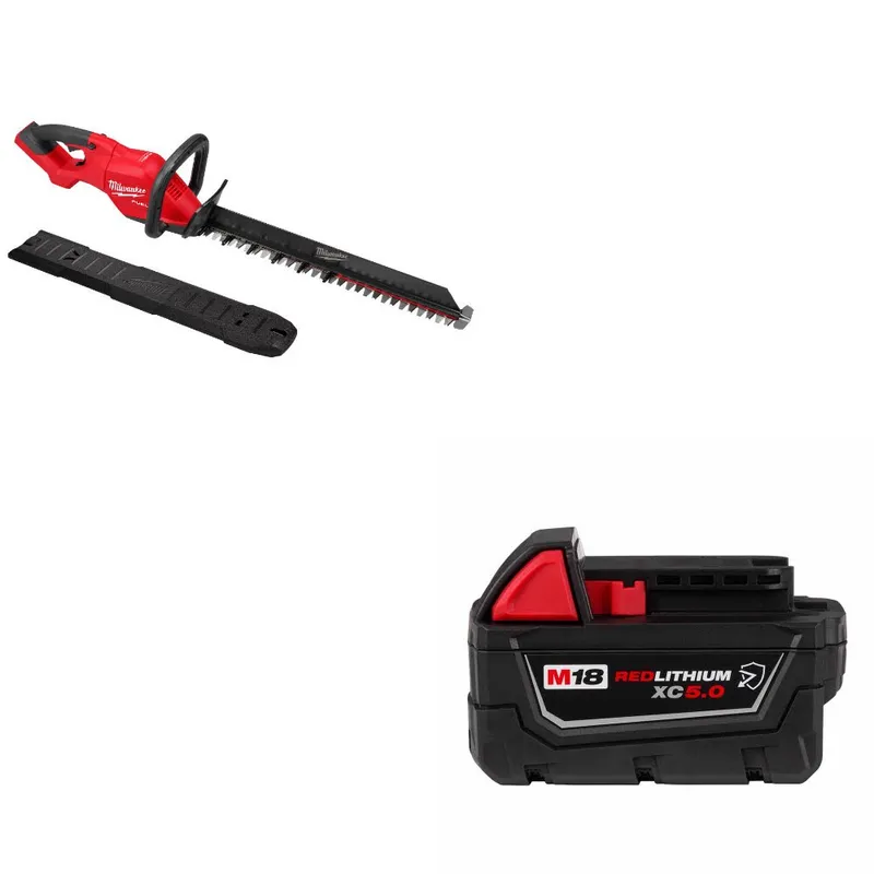 Milwaukee M18 FUEL 24" Hedge Trimmer W/ 48-11-1850R M18 XC5.0 Battery