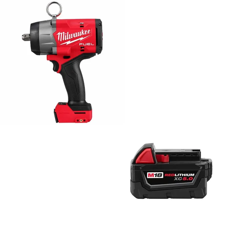 Milwaukee M18 FUEL 1/2" Impact Wrench Detent w/ FREE 48-11-1850 Battery