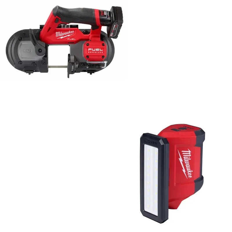 Milwaukee Compact Band Saw Kit W/ FREE 2367-20 Flood Light