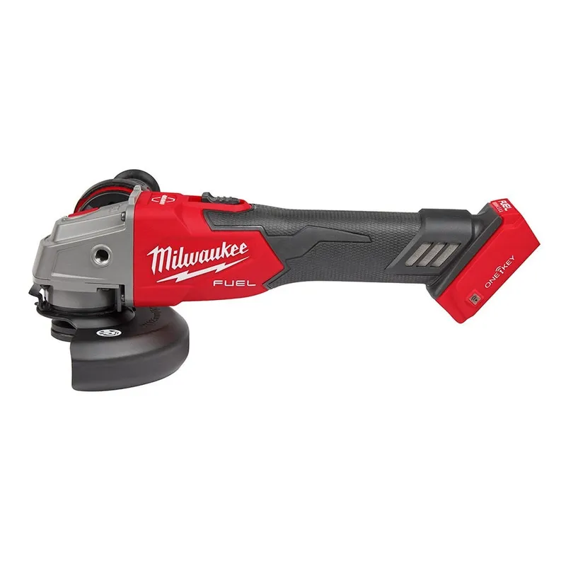 Milwaukee M18 FUEL 4-1/2" / 5" Braking Grinder w/ ONE-KEY Slide Switch, Lock-On