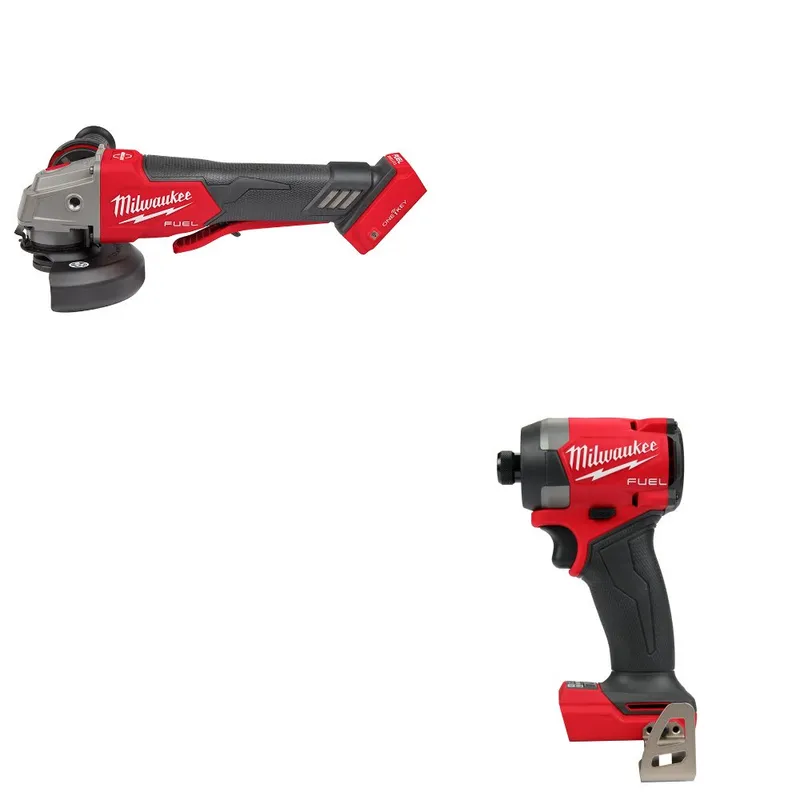 Milwaukee M18 FUEL Grinder W/ FREE 2953-20 M18 FUEL 1/4" Impact Driver