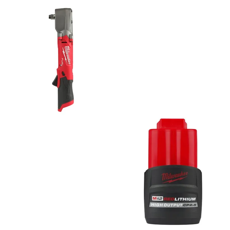 Milwaukee M12 FUEL Impact Wrench w/ FREE 48-11-2425 M12 Battery Pack