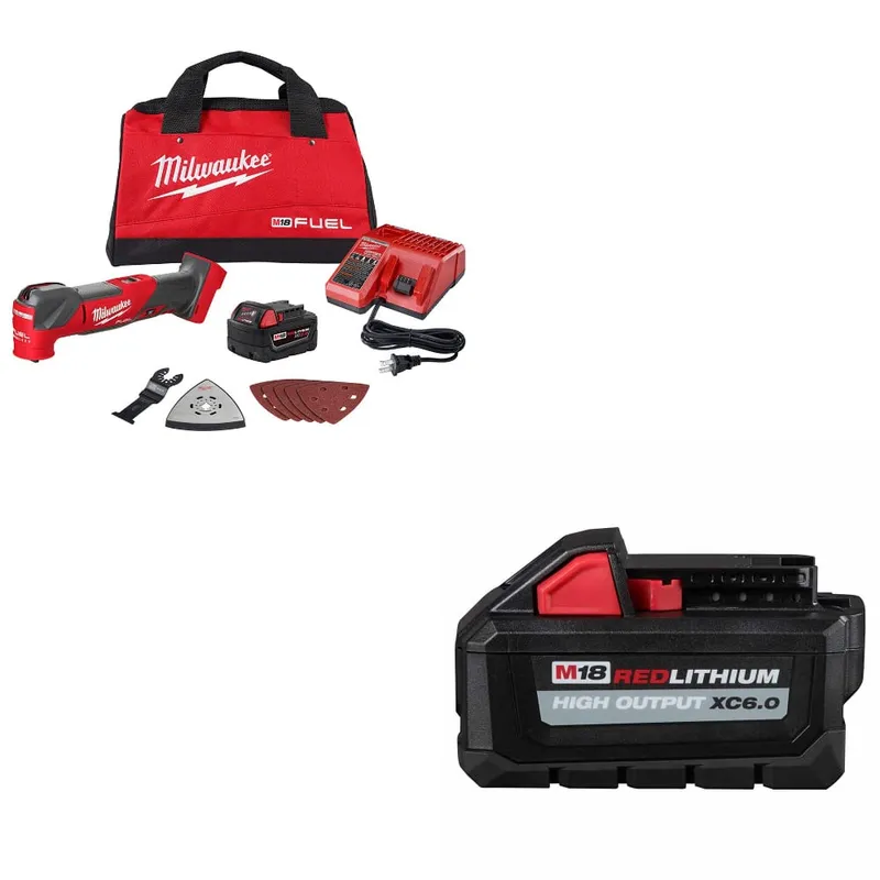 Milwaukee M18 FUEL Multi-Tool Kit w/ FREE 48-11-1865 M18 Battery Pack