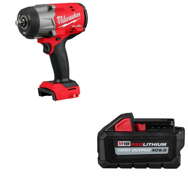 Milwaukee M18 FUEL 1/2" Impact Wrench W/ 48-11-1865 M18 Battery Pack
