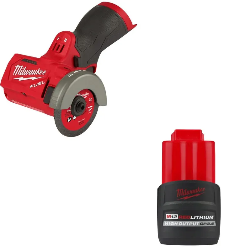 Milwaukee M12 FUEL Cut Off Tool W/ FREE 48-11-2425 M12 Battery Pack