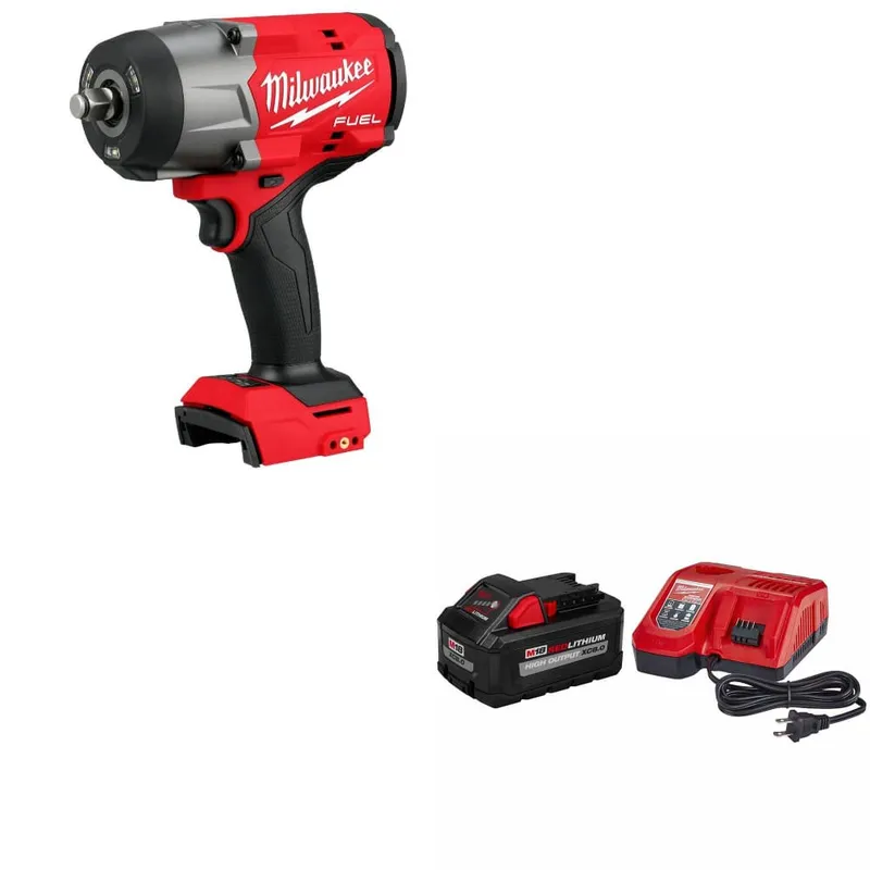 Milwaukee M18 FUEL 1/2" Impact Wrench w/ 48-59-1880 Starter Kit
