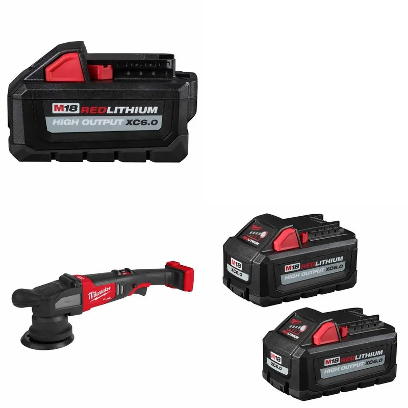 Milwaukee M18 Battery Pack W/ 2684-20 M18 Polisher & FREE Battery-2Pk