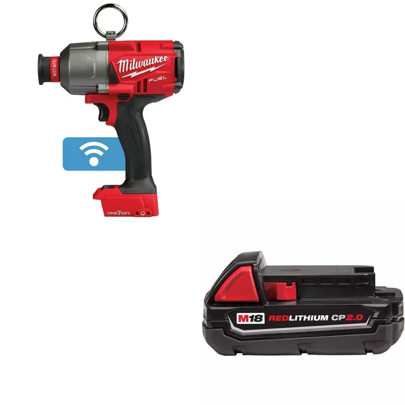 Milwaukee M18 FUEL 7/16" Impact Wrench W/ 48-11-1820 M18 Battery Pack