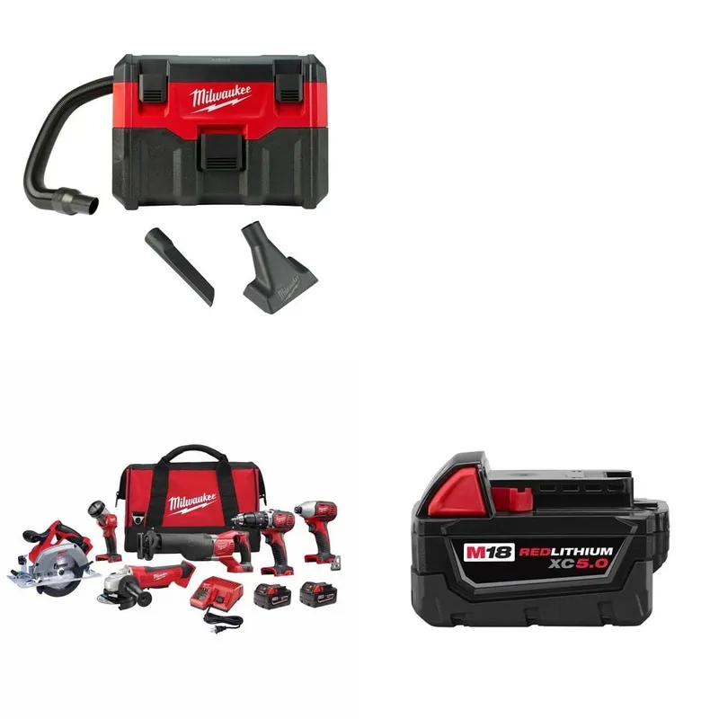 Milwaukee 6-Tool Combo W/ FREE 0880-20 and FREE 48-11-1850