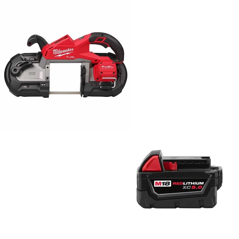 Milwaukee M18 FUEL Band Saw W/ FREE 48-11-1850 M18 XC5.0 Battery Pack